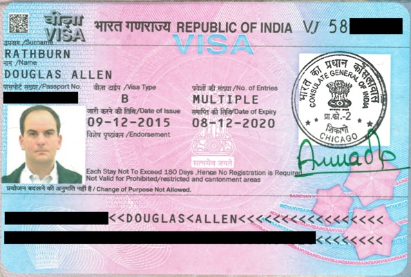 Passport Stamps India